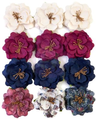 Prima Marketing Mulberry Paper Flowers - Beautiful Glow/Darcelle