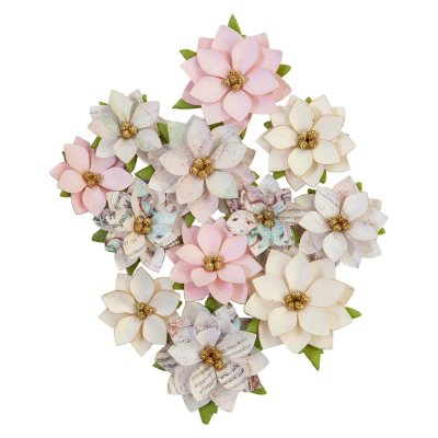 Prima Flowers - Sugar Cookie Christmas Glittery Snow