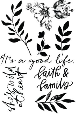 Prima Marketing Clear Stamps - Watercolor Floral