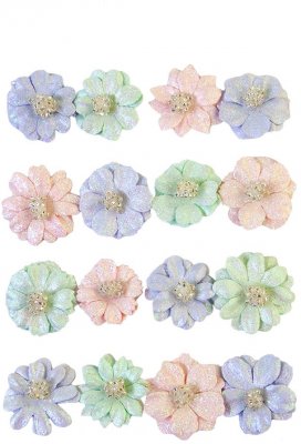 Prima Marketing Mulberry Paper Flowers - Pretty Tints Watercolor Floral