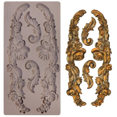 Prima Marketing 5"x10"x8mm Re-Design Mould - Delicate Floral Strands