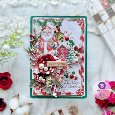 Prima Marketing Paper Flowers - From The North Pole Berry Delight (15 pack)