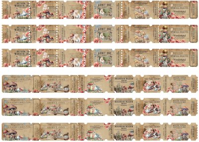 Prima Marketing Ephemera - Return To Wonderland Tickets