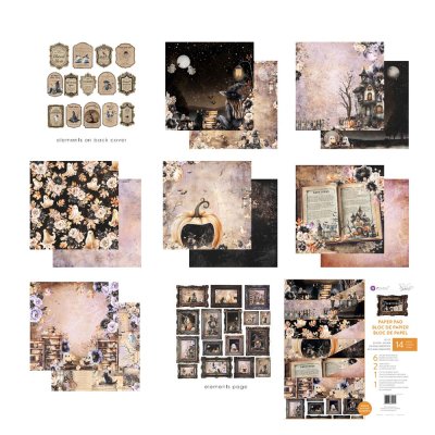 Prima 12”x12” Paper Pad - Bewitched (14 pack)