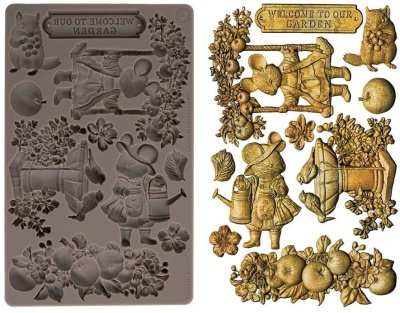 Prima Marketing 5”x8” Decor Moulds - Homegrown Sweet Garden by The 3 Girls Tale