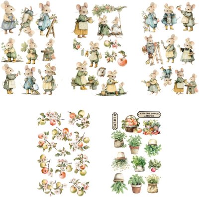 Prima Marketing Stickers - Homegrown (5 sheets)