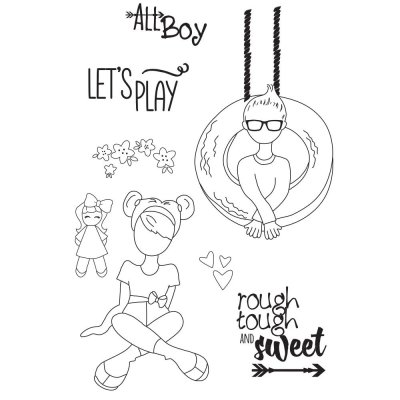 Prima Cling Stamps - Carter and Carly