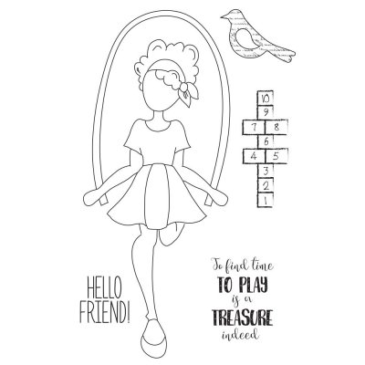 Prima Cling Stamps - Katrina