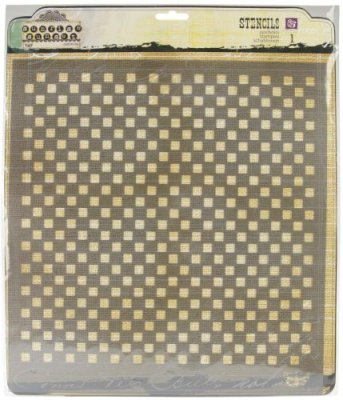 Prima 12"x12" Designer Stencil - Sunrise Sunset