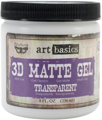 Prima Finnabair Art Basics 3D Matte Gel - Transparent (236ml)