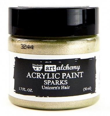 Prima Finnabair Art Alchemy Sparks Acrylic Paint - Unicorns Hair (50 ml)