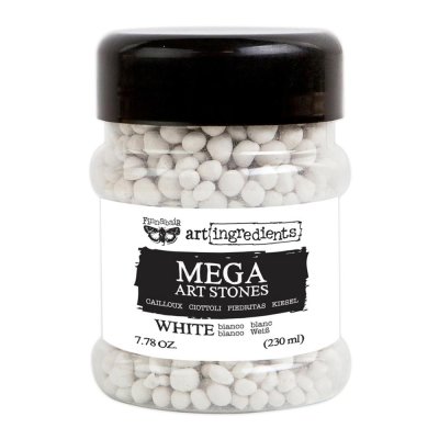 Prima Finnabair Art Ingredients - White Mega Art Stones (230 ml)