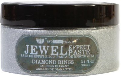 Prima Finnabair Art Extravagance Jewel Texture Paste - Diamond Rings (100ml Jar)
