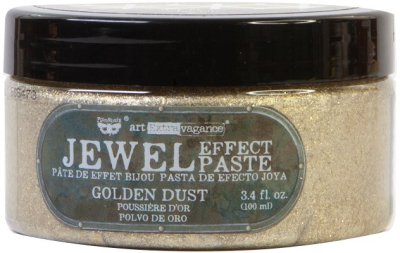 Prima Finnabair Art Extravagance Jewel Texture Paste - Golden Dust (100ml Jar)