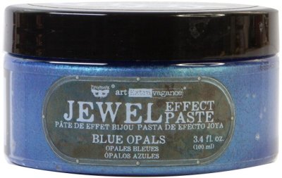 Prima Finnabair Art Extravagance Jewel Texture Paste - Blue Opals (100ml Jar)