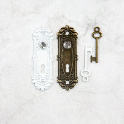 Prima Marketing Memory Hardware Embellishments - Antique Metalware Avigno