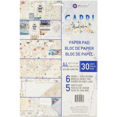 Prima A4 Double-Sided Paper Pad - Capri (30 sheets)