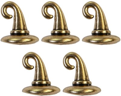 Prima Marketing Metal Embellishments - Witch Hats (5 pack)