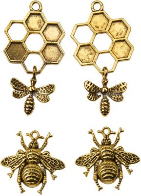 Prima Marketing Metal Charms - Miel Bee