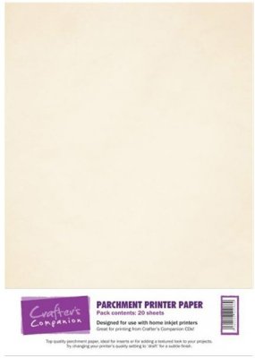 Crafters Companion Printable A4 Parchment Paper (20 sheets)