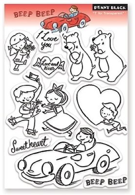 Penny Black Clear Stamp Set - Beep Beep
