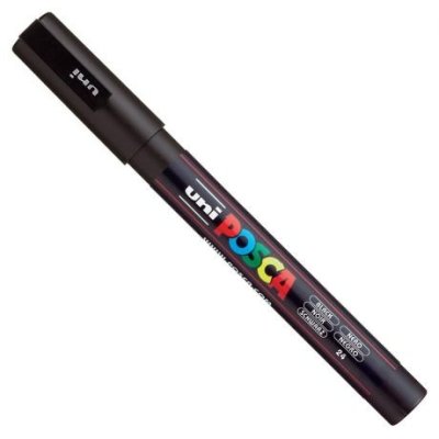POSCA 3M Fine Bullet Tip Pen - Black