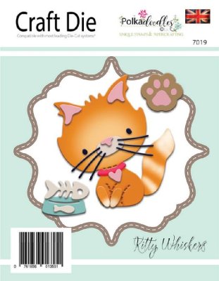 Polkadoodles Dies - Kitty Whiskers