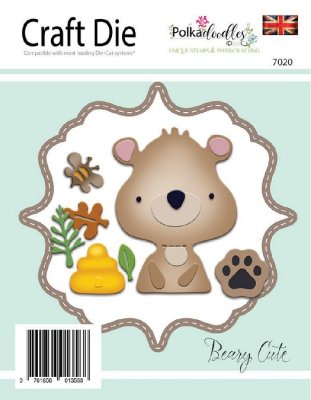 Polkadoodles Dies - Beary Cute