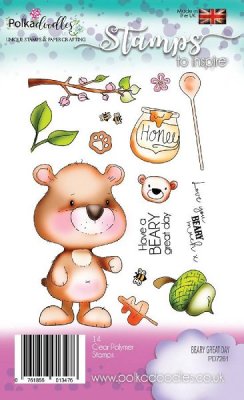 Polkadoodles Clear Stamp Set - Beary Great Day
