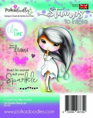 Polkadoodles Clear Stamp Set - Ula Sparkle