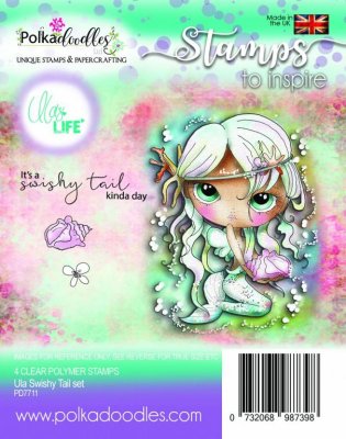 Polkadoodles Clear Stamp Set - Ula Swishy Tail