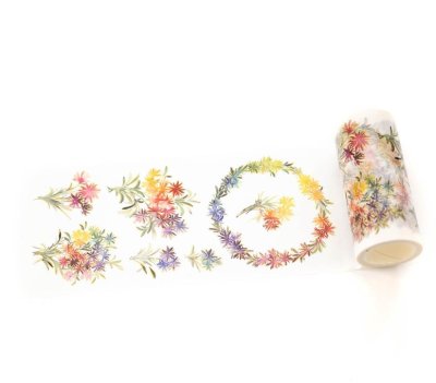 Pinkfresh Studio Foiled Washi Tape - Rainbow Daisies