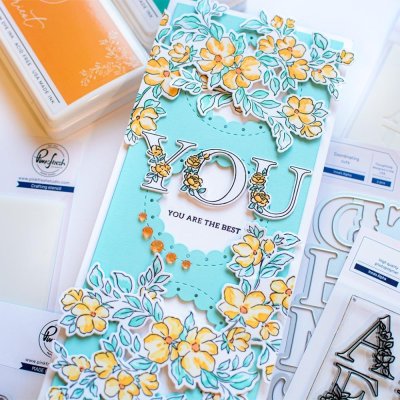 Pinkfresh Studio Hot Foil Plate - Inna Alpha