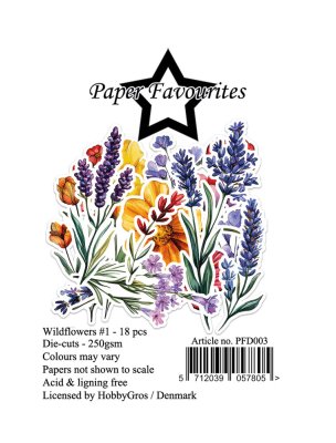 Paper Favourites Die-Cuts - Wildflowers #1