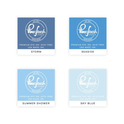 Pinkfresh Studio Premium Dye Cube Ink Pads - Morning Sky (4 Colors)