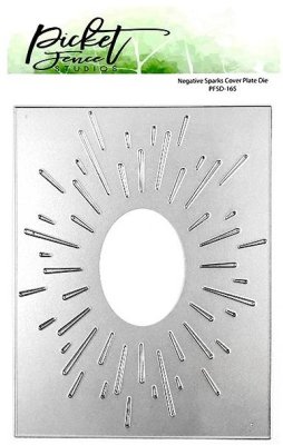 Picket Fence Studios Steel Dies - Negative Sparks Cover Plate