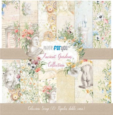 Papers For You 12”x12” Scrap Paper Pack - Ancient Garden (10 sheets)
