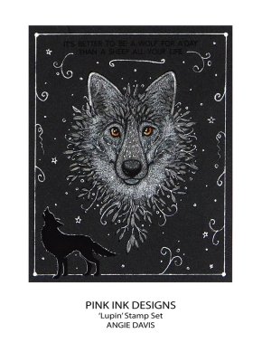 Pink Ink Designs A5 Clear Stamp Set - Lupin