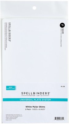 Spellbinders Universal Plate System - White Mylar Shim F