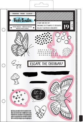 Vicki Boutin Mixed Media Stamp & Dies - Escape