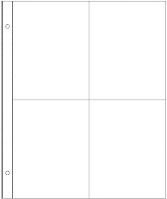 Project Life Photo Pocket Pages 6"x8" - Design 4 (12 pack)