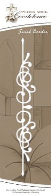 Precious Marieke Dies - Condolence Swirl Border