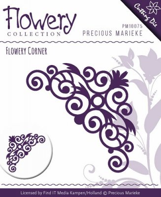 Precious Marieke Dies - Flowery Swirl Corner
