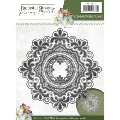 Precious Marieke Dies - Fantastic Flowers Round Flowers Frame