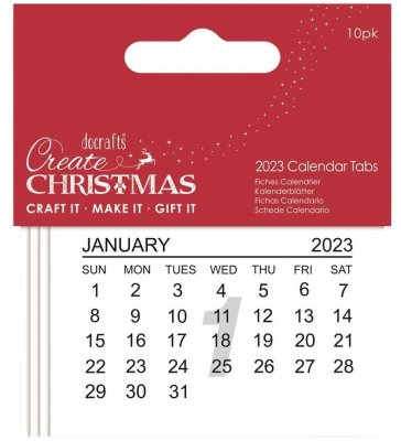 Papermania Create Christmas 2023 Calendar Tabs