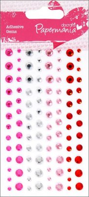 Capsule Adhesive Stones - Red Hot (104 pieces)