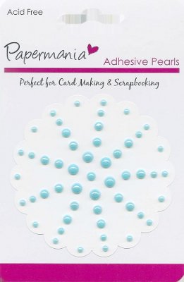 Docrafts Adhesive Pearls - Aqua