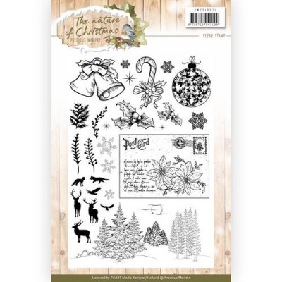 Precious Marieke Clear Stamp Set - The Nature of Christmas