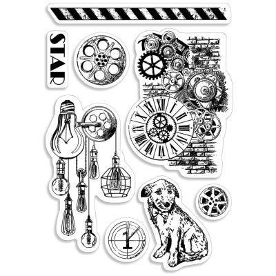 Ciao Bella Stamping Art 4"x6" Clear Stamp Set - Movie Star