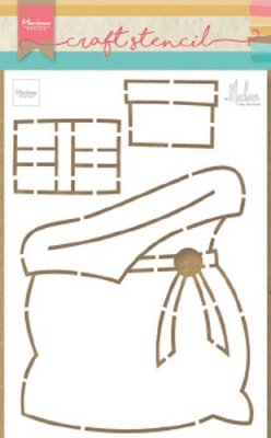 Marianne Design Craft Stencil - Presents Bag by Marleen PS8047